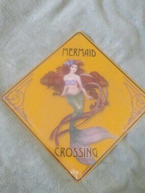New Sealed Mermaid Sign 12"x12"